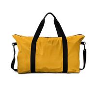 Mateju Solid Color Travel Bag, Gym Bag with Removable Shoulder and Zip, 30L Luggage Bags with Trolley Sleeve, Large Holdall, Carry on Weekend Overnight Travel Essentials (Yellow,56.5x16x33cm)