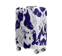 Mateju Suitcase Cover 18-32 Inch Luggage Covers Protectors, 3D Giant Panda Trolley Case Protective Cover Washable Anti-Scratch Elastic Travel Suitcase Protector (Panda 2,M)