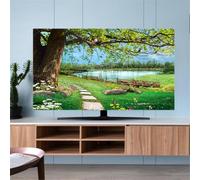 Mateju TV Dust Cover Indoor Universal TV Cover for Wall Mounted 3D Landscape Elastic Dustproof TV Screen Protector for 32”to 80”Television/PC Display, Home Decoration (55inch,Nature)