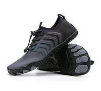 Mateju Water Shoes Mens Womens Summer Quick Dry Gradient Aqua Shoes Barefoot Lightweight Durable Mesh Casual Couple Sports Water Shoes for Beach Outdoor Swim Surf Walking Yoga Diving Boating Black