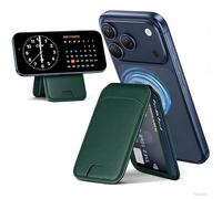 MaTekoty ExtreLife For Magsafe Wallet, Works with Apple Find My, Strongest Magnetic Wallet for iPhone 17/16/15/14/13/12 Series, WalletTracker with Adjustable Stand, 6 Cards Holder (Green)
