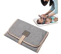 Matelas À Langer Portable - Couche-Culotte Comfortable | Tapis Imperméable Pliable Avec Autocollants Magiques, Accessory Bébé Pratique Pour Sorties Voyages Visites, Change Facile Maison Extérieur