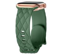 Matelasse Engraved Bands for Apple Watch Band 41mm 40mm 45mm 44mm 38mm 42mm Women Men,Silicone Classic Designer Engraved Pattern Sport Strap Replacement WristBands for Apple Watch Series 9/8/7/SE