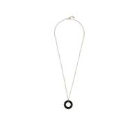 Mateo Door Knocker Donut onyx and diamond necklace - Black One Size