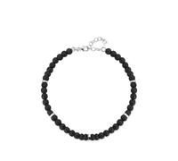 Mateo Hex Nut lava rock bracelet - Black One Size