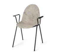Mater Eternity Dining Chair With Armrests Wood Waste Grey