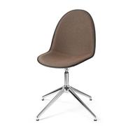 Mater Eternity Swivel Dining Chair Aluminum & Upholstered 378 Rust