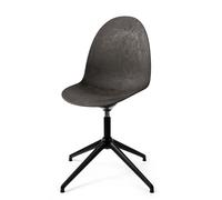 Mater Eternity Swivel Dining Chair Coffee/ Black Base
