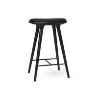 Mater High Stool Bar Stool Black Black Oak 69cm