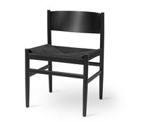 Mater Nestor Dining Chair Black Beech/Black Paper Yarn
