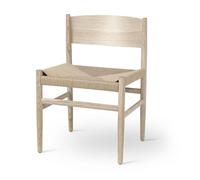 Mater Nestor Dining Chair Matt Lacquered Oak/Paper Yarn