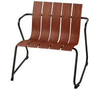 Mater - Ocean Lounge Chair, Burnt Red - Burnt Red