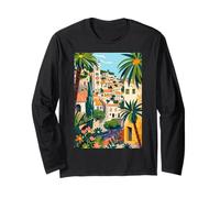 Matera Italy Theme Art Long Sleeve T-Shirt