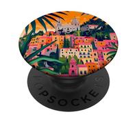 Matera Italy Theme Art Minimalist PopSockets Adhesive PopGrip