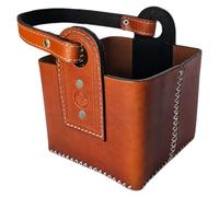 Matera Premium 100% Leather for Mate and Thermos | Picnic Basket | Ideal for the Car or Beach | Balibetov | Colour (Brown)