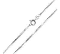 MATERIA by Matthias Wagner K91 Women's Curb Chain 1.7 mm 925 Sterling Silver, Silver, No Gemstone