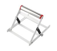 Material Support Bracket for Cutting Machine | Adjustable Height 55-135 mm | Metal Construction | Foldable Design | Compatible with Woodworking Lift Table Stand Workbench