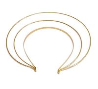 Material Three Layer Holy Hair Hoops Cute Face Wash Hair Holder Halloween Party Costume Hat for Women Hair Band Base for Women Metal Headband Base 3 Layer Construction
