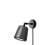 Material Wall Lamp Black Marble