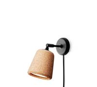 New Works Material wall lamp Natural cork
