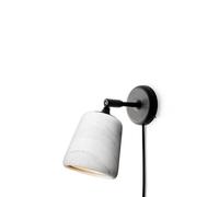 Material Wall Lamp White Marble