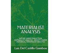 MATERIALIST ANALYSIS: NATURE UNDER DIALECTICAL MATERIALIST ANALYSIS - SOCIETY UNDER HISTORICAL MATERIALIST ANALYSIS