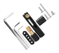 Materials Bass Guitar Bridge, 5-String Bass Bridge, Lightweight for Beginner Instrument Lovers