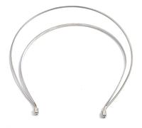 Materials Double Layered Holy Hair Hoop Washing Face Hair Holder Halloween Party Costume Headwear For Women Hair Band Base For Women Metal Hair Band Base Double Layered