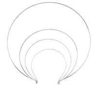 Materials Four Layered Holy Hair Hoop Washing Face Hair Holder Halloween Party Costume Headwear For Women Base With Four Layered Base Rose Gold Black Golden Silver Color