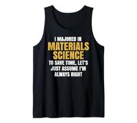 Materials Science Gift Materials Science Tank Top