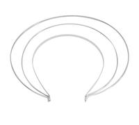 Materials Three Layered Holy Hair Hoop Washing Face Hair Holder Halloween Party Costume Headwear For Women Hair Band Base For Women Metal Hair Band Base Three Layered