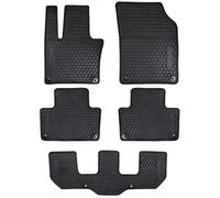 Matericuo Car Floor Mats Custom Fit for 2016-2023 Volvo XC90 1st + 2nd + 3rd Row Black Rubber Auto Liner Mats All Weather Protection Heavy Duty Odorless
