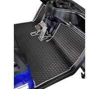 Matericuo Full Coverage Custom Fit for ICON (i20, i40) and Advanced EV (Gen1) Rubber Golf Cart Floor Liner Mat Grey