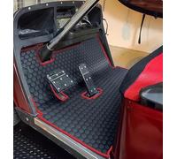Matericuo Golf Cart Floor Liner Mat Full Coverage Custom Fit for EZGO TXT/S4 Only Fits EZGO TXT (1996+), EX1 (2020), Valor, Cushman Workhorse & Express S4 (2012-2020)