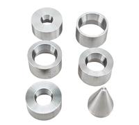 MATERIG 17 Degree Five Piece Set Folding Cone Die Set Coin Ring Making Tool, Folding Reduction Die Stainless Steel Stabilizer Mold