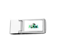Maternal Animal Panda Raising Slim Money Clip Stainless Holder Pocket Wallet