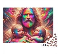 Maternal Care 1000 Piece Jigsaw Puzzle Paper for Adults Artistic Color Jigsaw Puzzle Game Home Decor Gift Family Relaxation 52x38cm/1000pcs