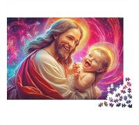 Maternal Love Colorful Aura 1000 Piece Jigsaw Puzzle Paper Adult Night View Jigsaw Puzzle for Adults Family Relaxing Gift 52x38cm/1000pcs