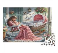 MaternalLove Jigsaw Puzzles Cradle 1000 Piece Recycled Paper for Adults Puzzle Challenging Game Family Learning Home Decoration Great Gift 52x38cm/1000pcs