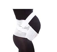 Maternity Belt-Pregnancy Support Belt: Abdominal Belt - Pregnancy Support -Lumbar/Back/Abdominal Belt, Ventilated Back/Protuberance/Pelvis/Postpartum Belt,White-M