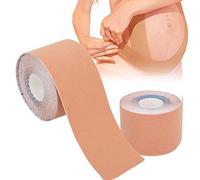 Maternity Belt, Pregnancy Tape, Prenatal Abdominal Support Belt, Ease Abdominal Support, Simple Elastic Belt, 2 Rolls