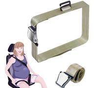 Maternity Belt With Adjust Belt Stopper Clamps, pregnancy seat belt Prevent Compression of The Abdomen,Bump Belt Provide Better Protection for your Unborn Baby (Light Yellow)