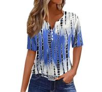 Maternity Clothes, Women's Blouses & Shirts for Women UK White Shirt Women Holiday Clothes for UK Top Ladies My Orders Amazon Womens Autumn Gifts for Women Dressy Tops UK White (Royal Blue,3XL)