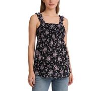 Maternity Floral Shirts Square Neck Vests Pregnancy Tops Summer Casual Sleeveless Blouses Comfort Pregnant Cami Tank Tops T-Shirt Soft Mama Clothers S Black