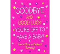Maternity Leave Baby Pregnancy Expecting Card (Pink, Mummy)