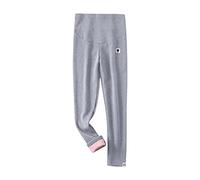 Maternity Leggings Womens Fleece Lined Trousers Over Bump High Elastic Waist Stretchy Belly Support Pregnancy Pant Yoga Workout Trousers Soft Tights Bottoms Thermal Winter Warm Active Fitness