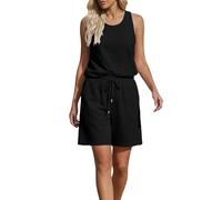 Maternity Loungewear Set Lightweight Relaxed O-Neck Vest Top and Elastic Waist Shorts with Side Pockets Plus Size Casual Soft Versatile Cotton Co ord Set for Walking Yoga Running Daily Wear S-5XL