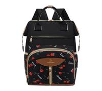 Maternity Nappy Bag - Waterproof Diaper Backpack for Baby Care, Travel with Multi-Pockets Function, Parent Tote for Nursery, Polyester Grey, Daily Use, Caregivers