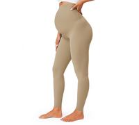 Maternity Over Bump Leggings - Khaki XL