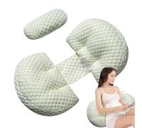 Maternity Pillows - Pregnancy Pillow for Sleeping, U Shaped Maternity Body Pillow with Lumbar Belly Support | Ergonomic and Breathable Pillow for Pregnant Women, L